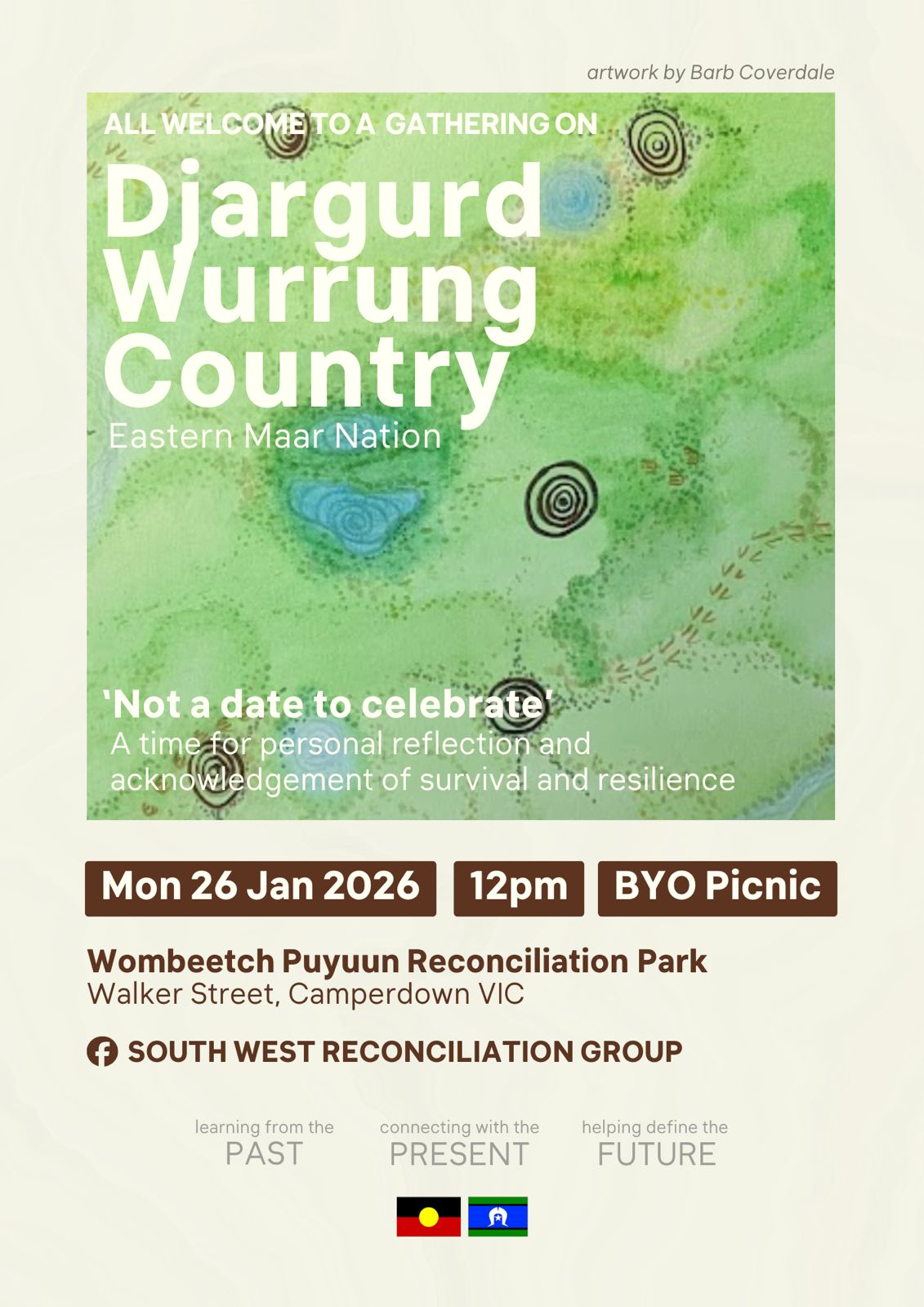 Wombeetch Puyuun Reconciliation Park, Walker Street, Camperdown VIC 3260